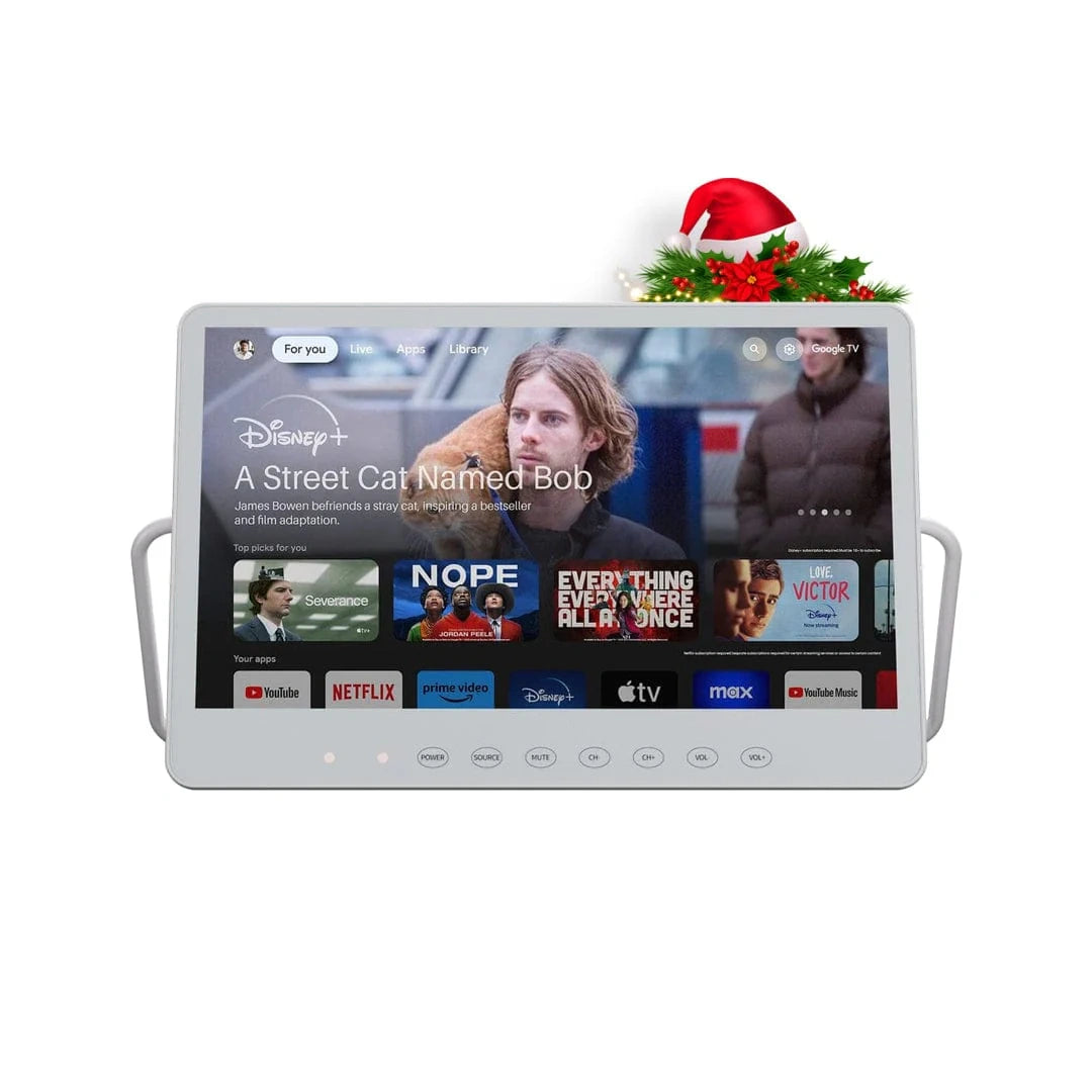 15.6-inch Portable Waterproof Smart TV - Battery Powered